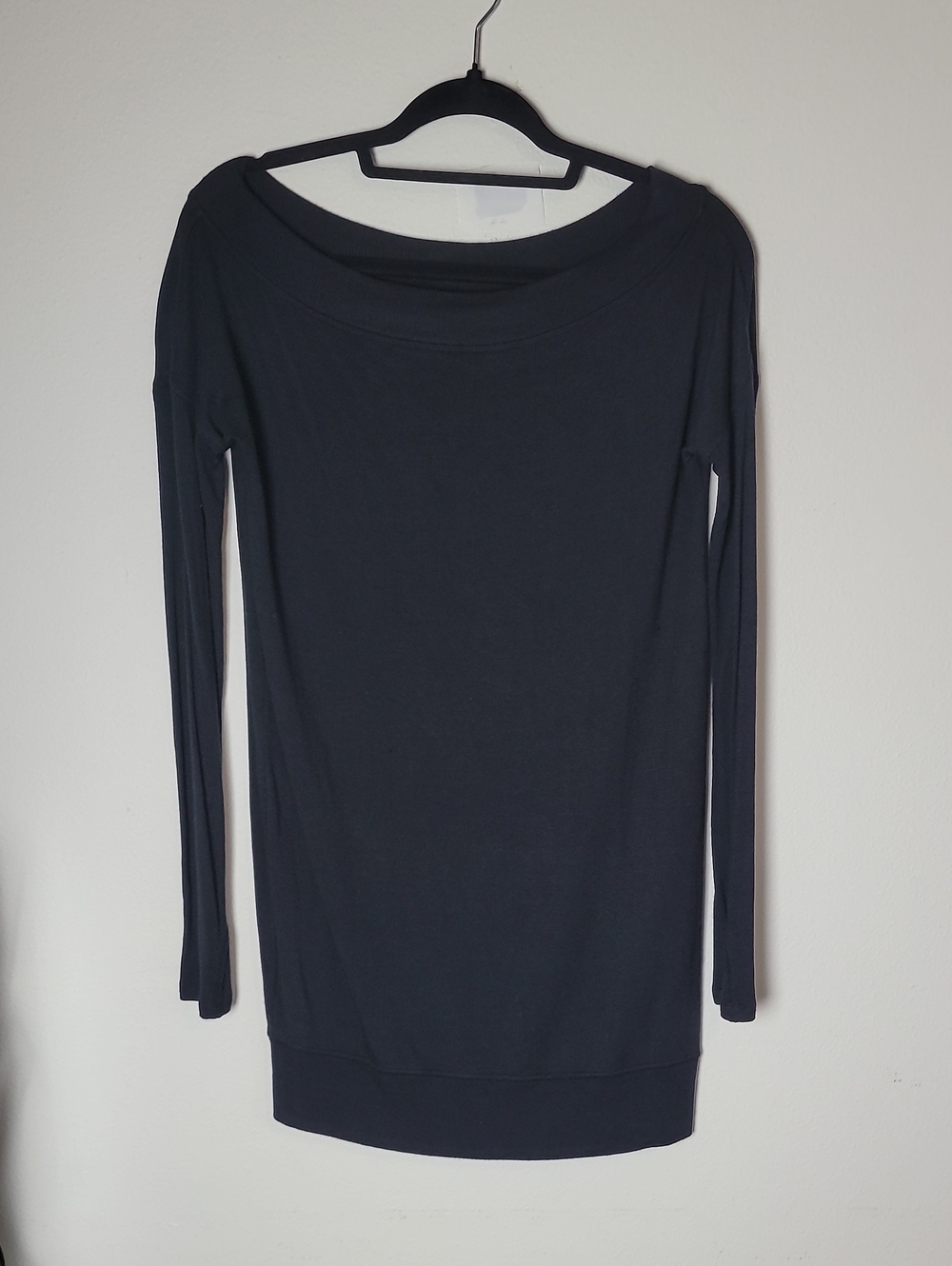 Athleta Studio Barre Sweatshirt Dress Black XXS  S/385450